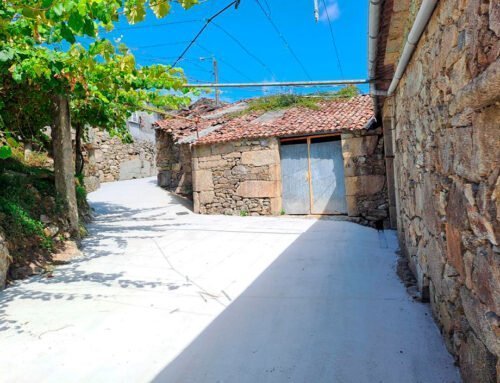 Pavimentación en núcleo de Guiende (Tállara), Lousame